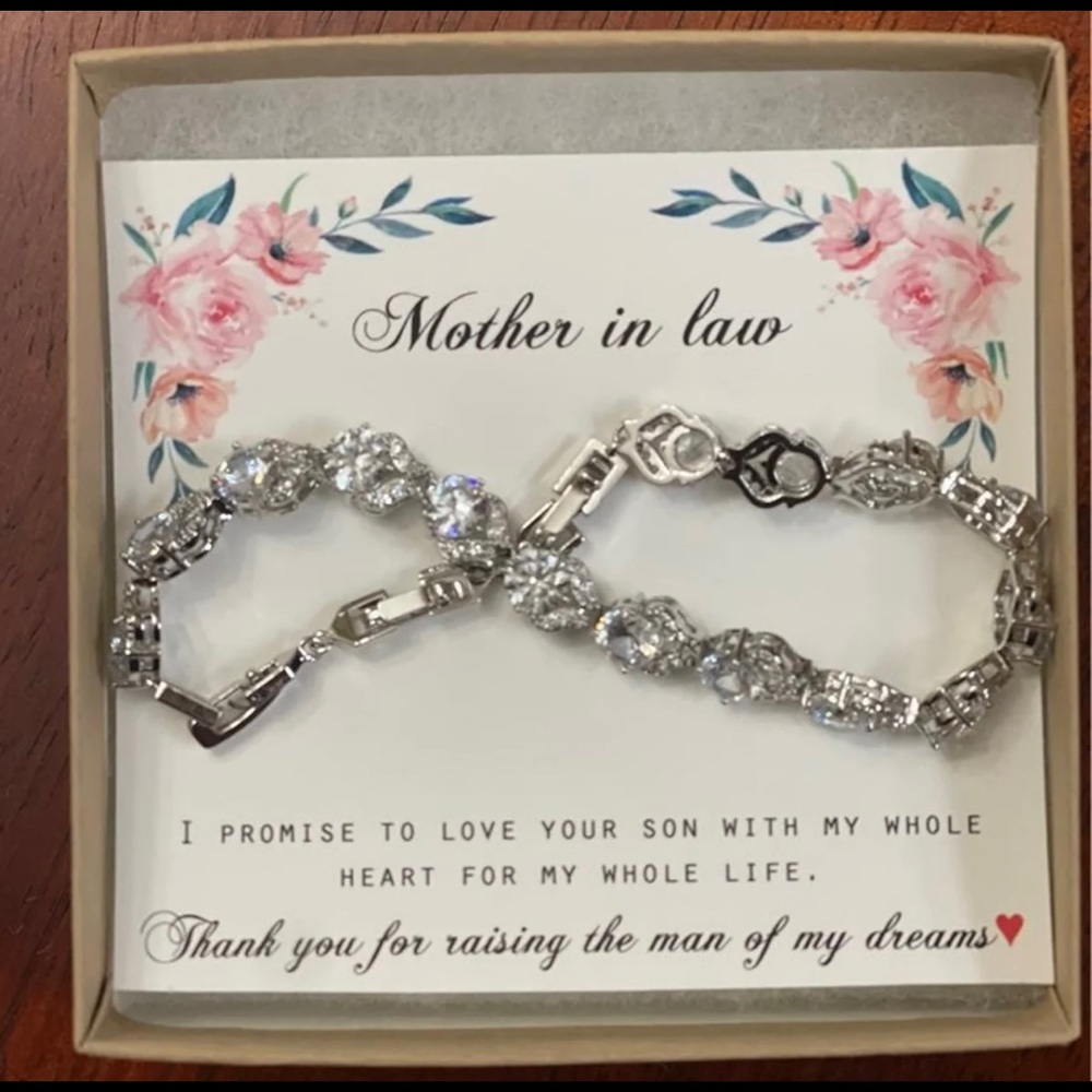 Mother in Law Gift - Costume Diamond Bracelet